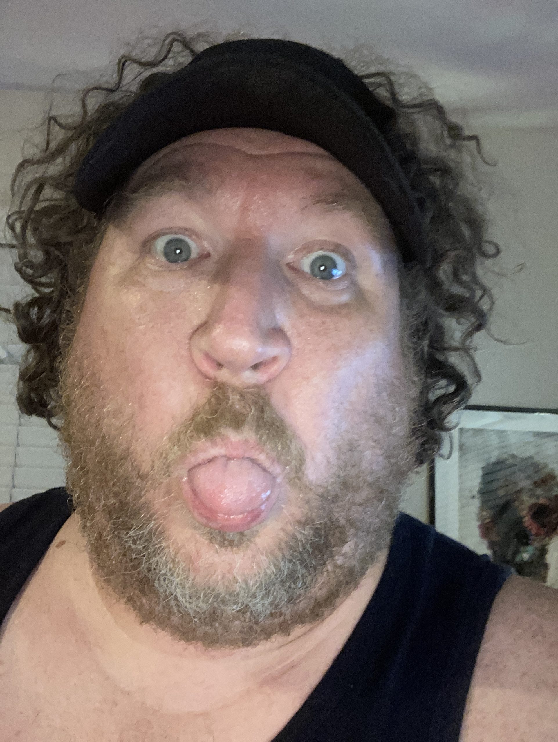 Picture of Dave sticking his tongue out looking silly